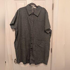 Red Sky Shop Romper Stripe Twill